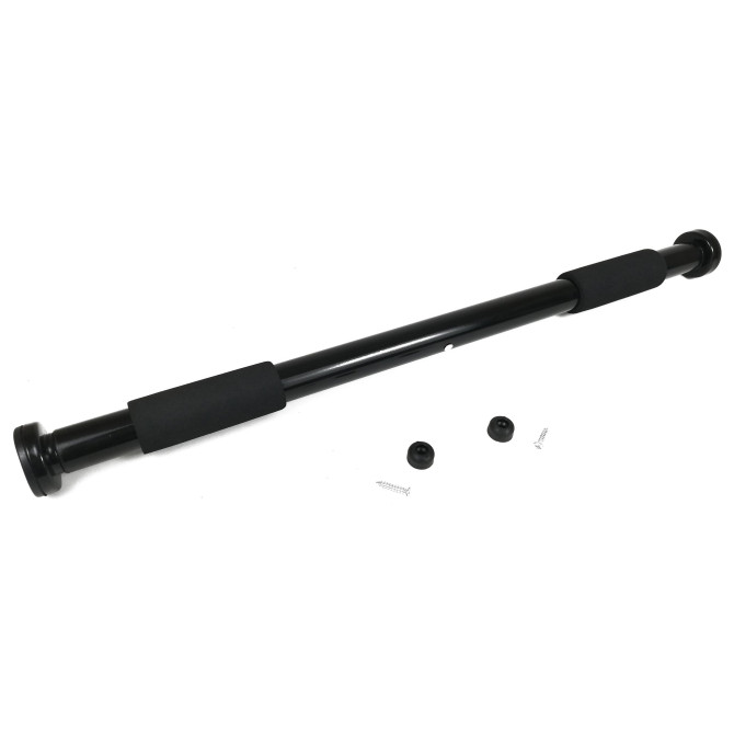 Раздвижной распорный турник EasyFit 83-130 см Черный