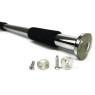 Раздвижной распорный турник EasyFit 63-100 см Хром