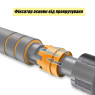 цена на раздвижной распорный турник EasyFit OrangeGymBar 60-100 см