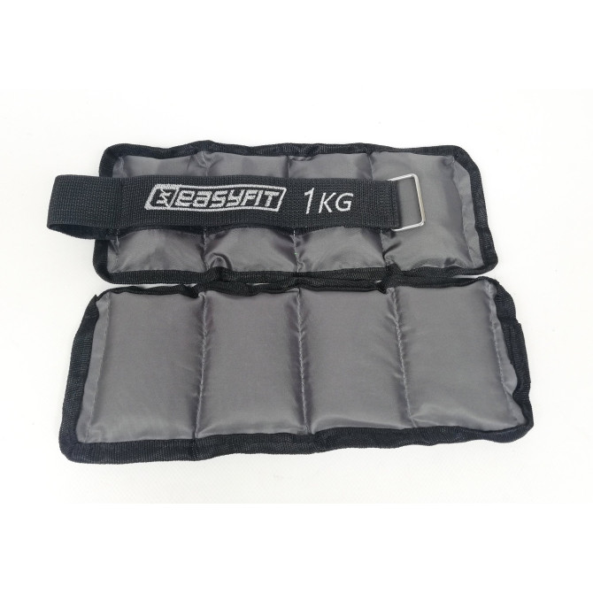 Утяжелители для ног и рук с металлом EasyFit Metal 1 кг (пара)