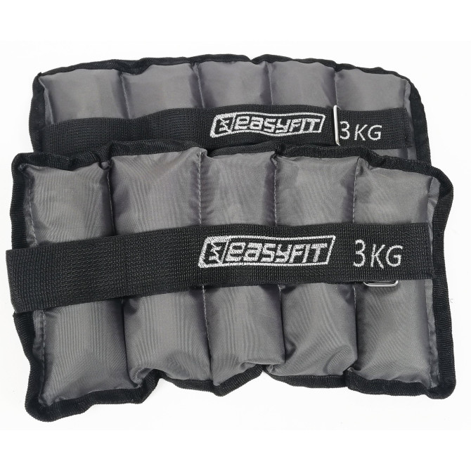 Утяжелители для ног и рук с металлом EasyFit Metal 3 кг (пара)