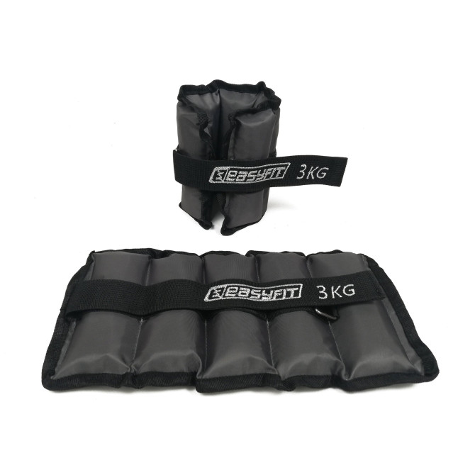 Утяжелители для ног и рук с металлом EasyFit Metal 3 кг (пара)