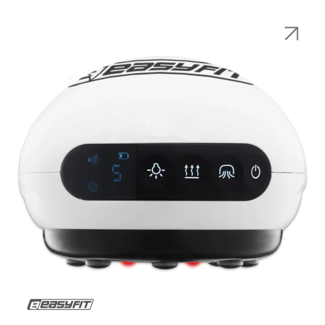 Вакуумный массажер для тела EasyFit CupPro: банка с прогревом и ИК