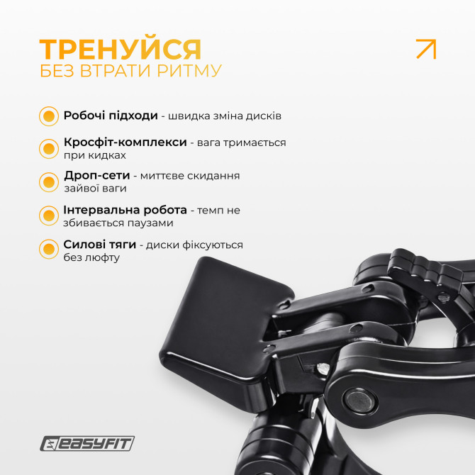 купить оптом зажимы для штанги 50 мм EasyFit Lock-Jaw (пара)