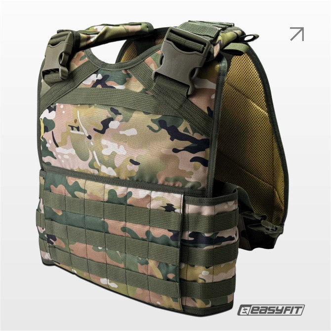 Плитоноска Pantsyr-2 (тактический военный жилет, бронежилет MOLLE) Multicam Original (Classic)