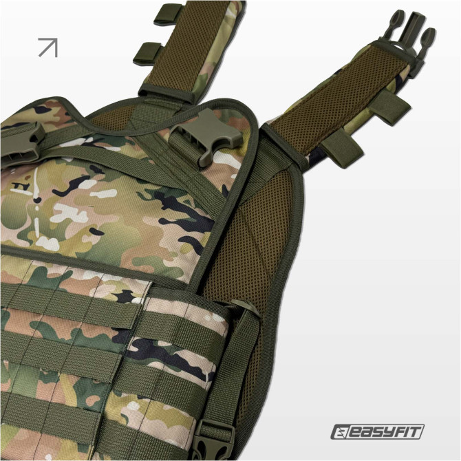 заказать плитоноска Pantsyr-2 (тактический военный жилет, бронежилет MOLLE) Multicam Original (Classic)