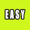 Еспандер стрічка EasyFit з петлями для тренувань жовтий (EASY)