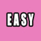Еспандер стрічка EasyFit з петлями для тренувань рожевий (EASY)